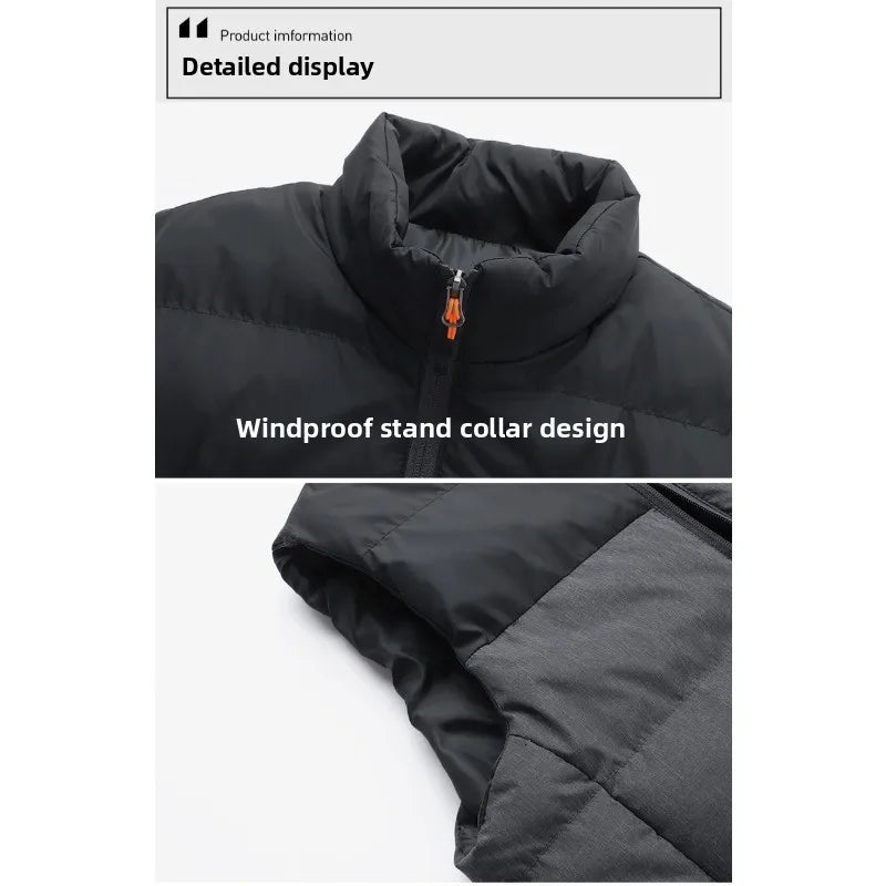 Men's USB Heated Vest  Smart Battery-Powered Thermal Jacket Windproof Water-Resistant for Hiking  Outdoor Work and sports 2025