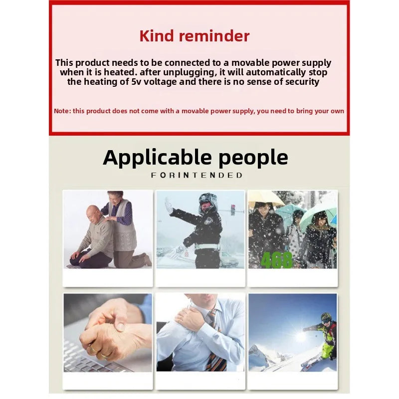 Men's USB Heated Vest  Smart Battery-Powered Thermal Jacket Windproof Water-Resistant for Hiking  Outdoor Work and sports 2025